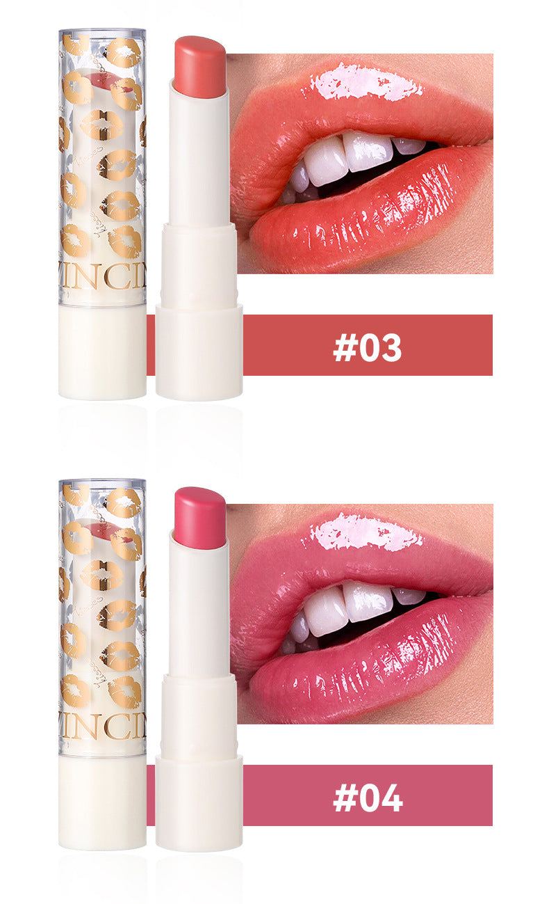 VINCINER 8 Color Lipstick Moisturize Hydrate Waterproof Shiny Texture Fashion Lipstick
