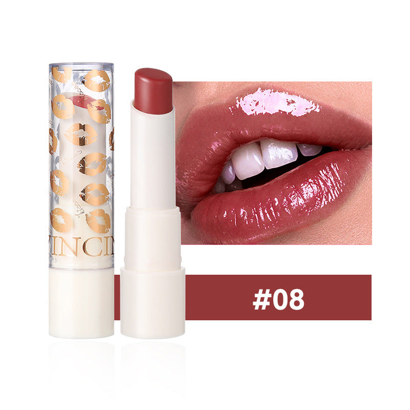 VINCINER 8 Color Lipstick Moisturize Hydrate Waterproof Shiny Texture Fashion Lipstick